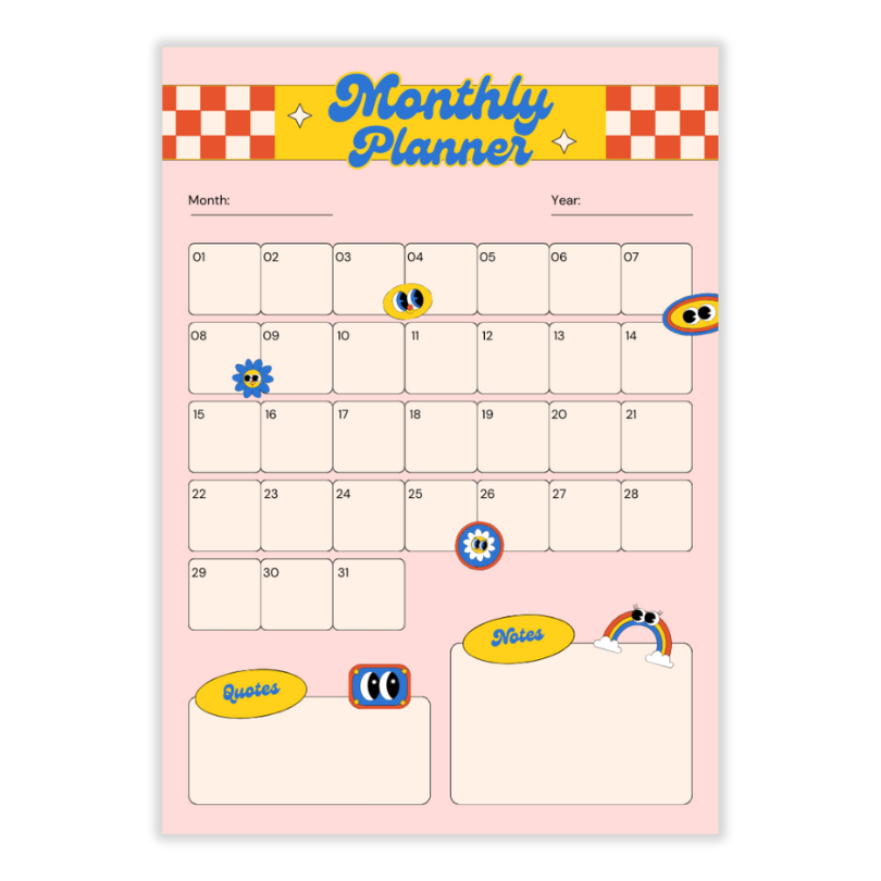 Planner ติดผนัง ติดตู้เย็น ขนาด A4 เคลือบแข็ง เขียนลบได้ - Image 5